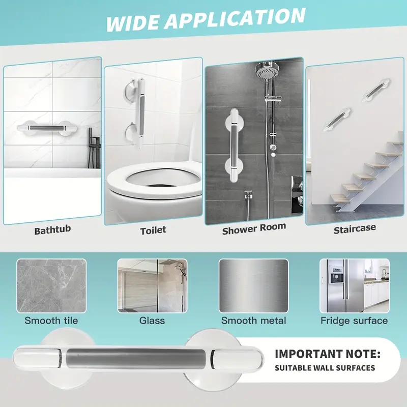 1Pc Elderly Safety Grab Bar -  - Home Bathroom Tiles Design avis et prix