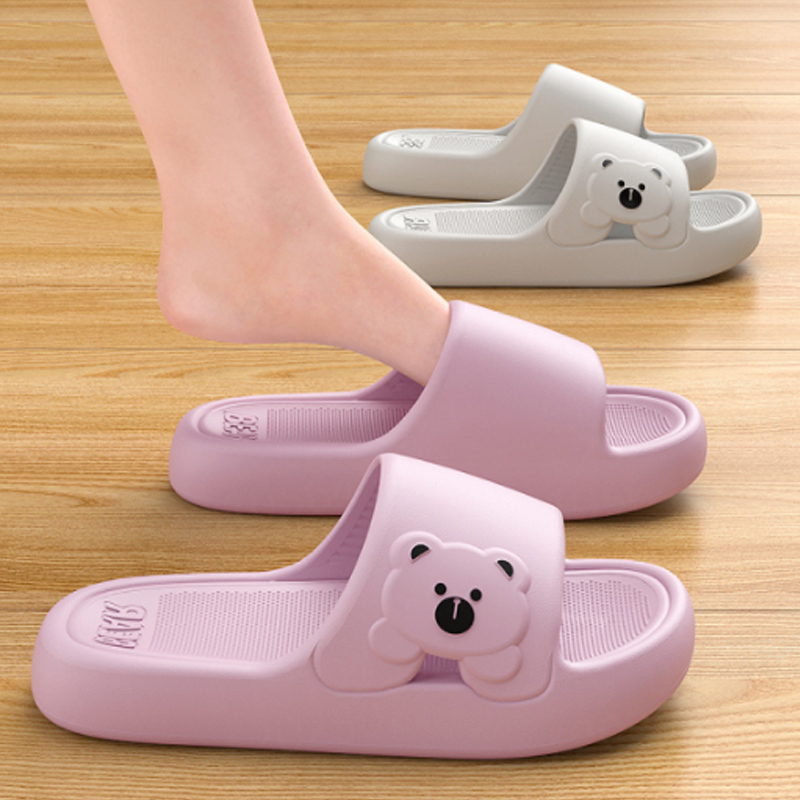 Slippers Bathroom Cartoon Bear - Home Bath avis et prix