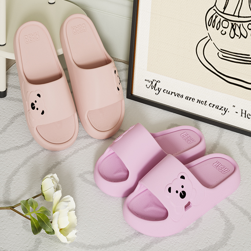 Slippers Bathroom Cartoon Bear - Home Bath avis et prix
