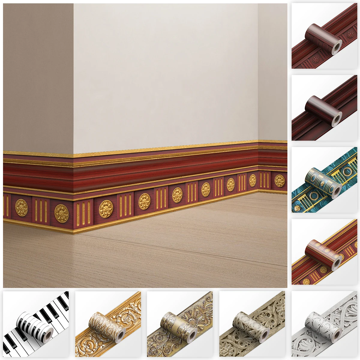 Modern Skirting Wall Panels, S - Home Bathroom Tiles Design avis et prix