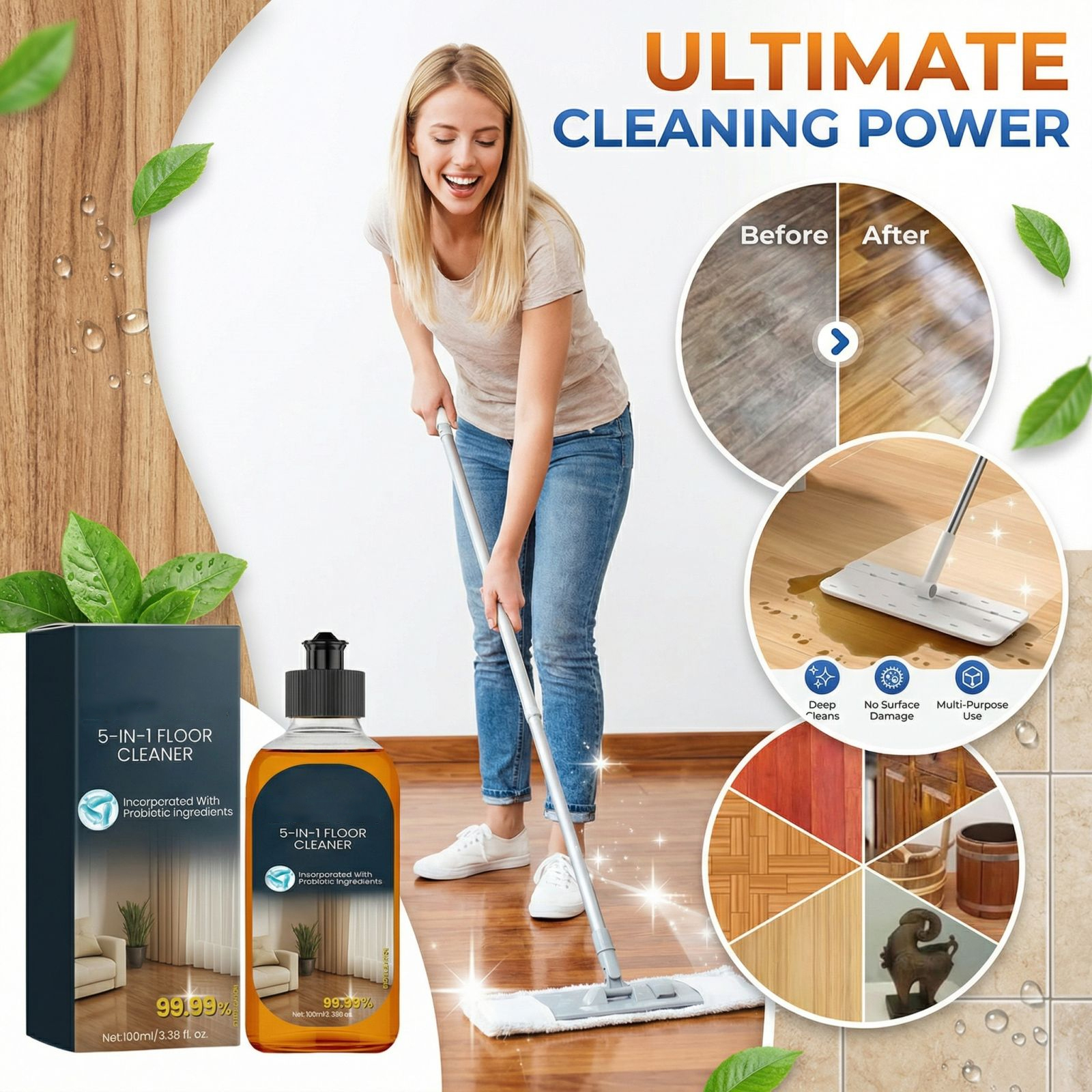 100ml Efficient Cleaning Agent - Home Kitchen Bathroom Cleaning avis et prix