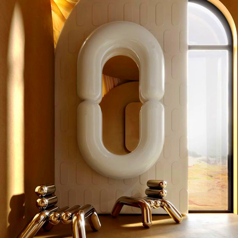 Hanging Funky Memphis Espelho  - Home Goods Bathroom Mirrors avis et prix