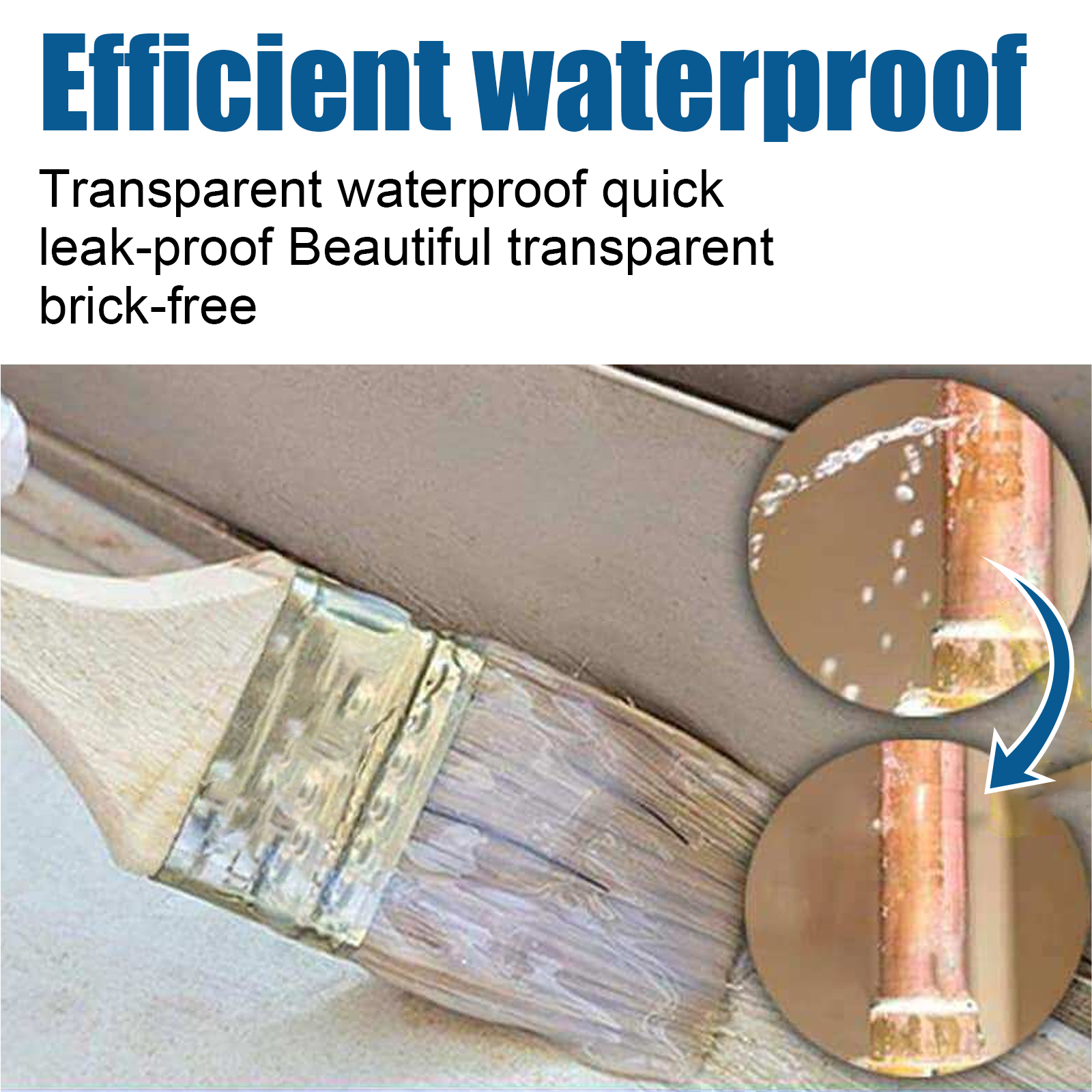 Transparent Waterproof Coating - Home Bathroom Repair avis et prix