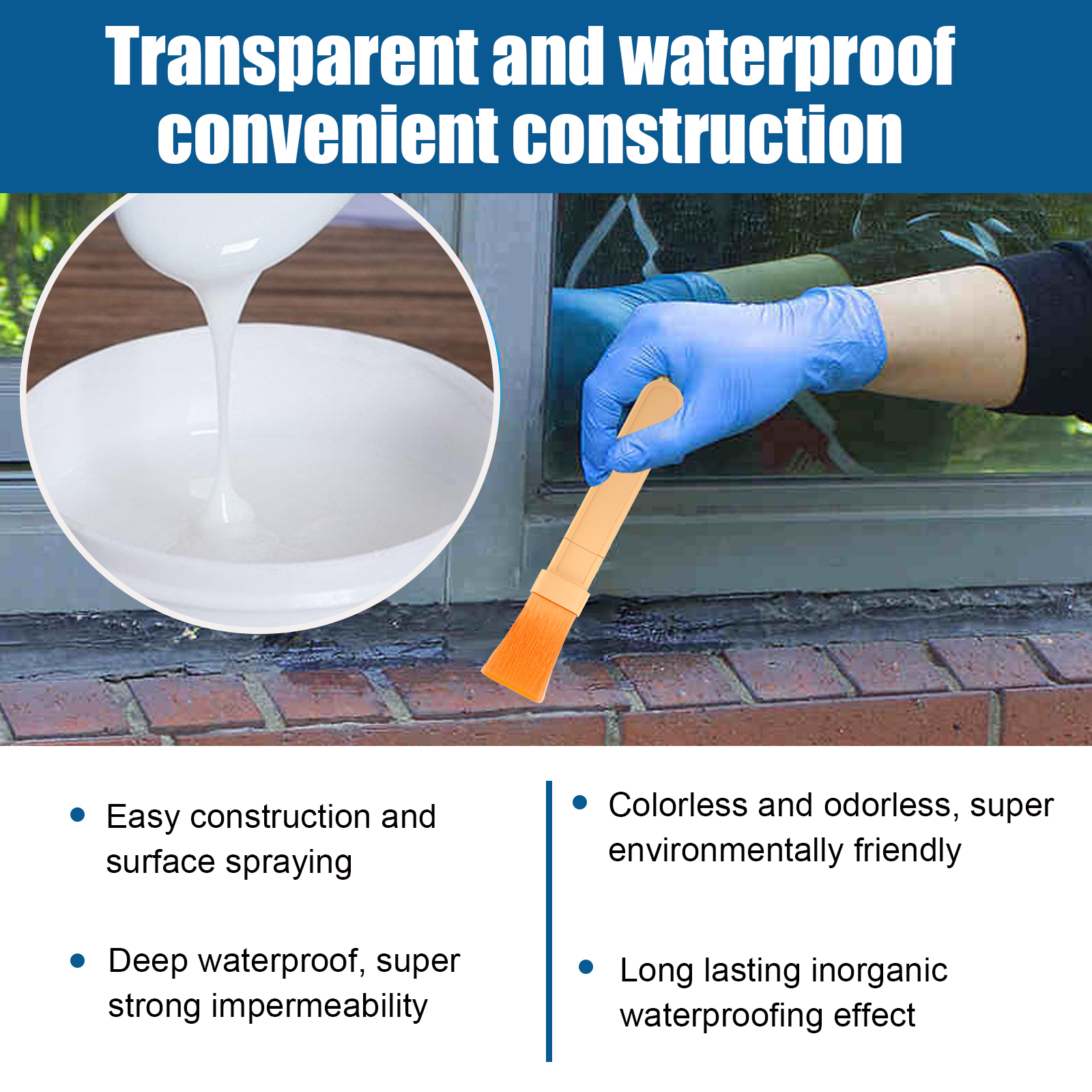 Transparent Waterproof Coating - Home Bathroom Repair avis et prix