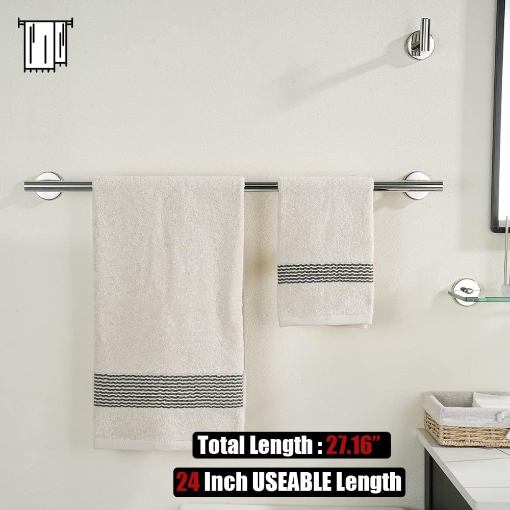 27 Inch Chrome Towel Bar, 304  - Towel Bar Stainless avis et prix