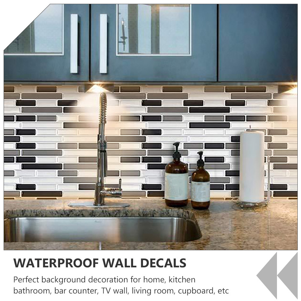 3D Brick Wall Decals PVC Water - Home Kitchen Bathroom Cleaning avis et prix