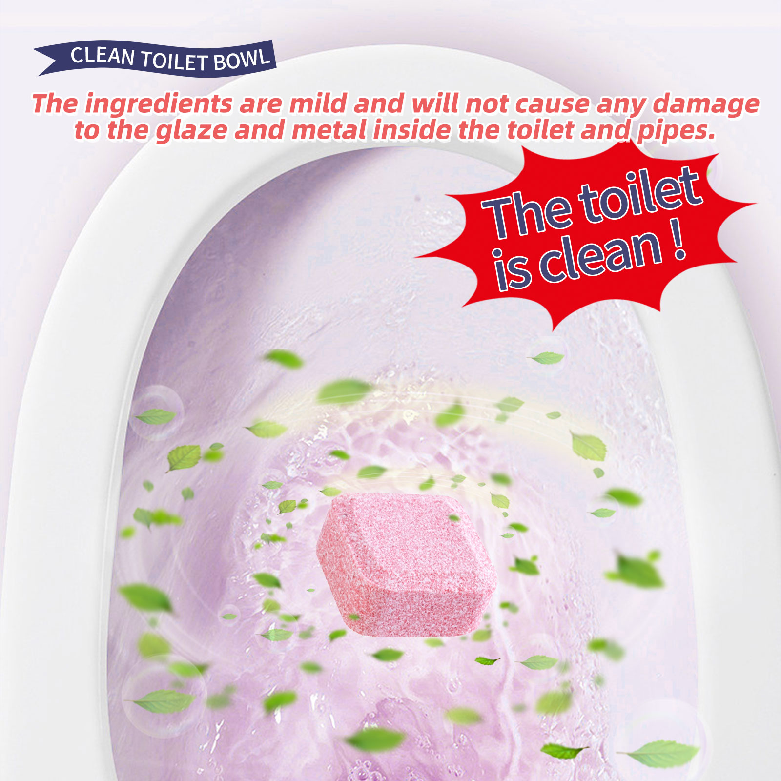 12pcs Toilet Cleaning Tablet R - Home Bathroom Urinal avis et prix
